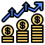 financial growth icon