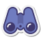 stickers style 쌍안경 icon