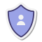 stickers style benutzer schild icon