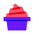 color glass style 버거 딥 icon