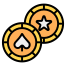 Casino chips icon