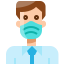 Man in Face Mask icon