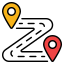 sharp bend icon