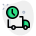 Logistic ship in queue for next shipment delivery icon