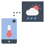 externe-klima-sensorisierung-von-dingen-flat-flat-geotatah icon