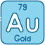 tavola-periodica-oro-esterno-bearicons-blue-bearicons icon