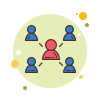 bubbles style contact tracing icon