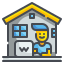 external-working-at-home-work-at-home-wanicon-lineal-color-wanicon-1 icon