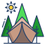 Camping icon