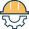 construction cap icon