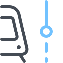 路面電車の停止 icon