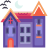 haunted house icon