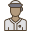 baseball player icon