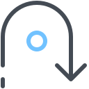 pastel color style herumgehen icon