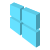 isometric color style windows 10 icon