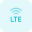 High speed LTE generation network and internet connectivity logotype icon