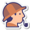 stickers style 셜록 홈즈 icon