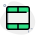 Blank cell spread-sheet cell section interface key icon