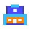 avantgarde style organization icon