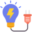 Electricity vector icon