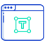website text icon
