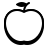 badges style apple fruit icon