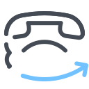 Telefon-Pfeil icon