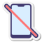 No dispositivos móviles icon