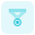 Medal for honor in sports for the achievement icon