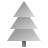 deco duotone style evergreen icon