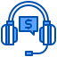 external-call-center-banking-and-financial-xnimrodx-blue-xnimrodx icon