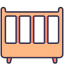 baby bed icon