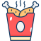 fried chicken icon