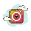cloud style scintilla cam icon