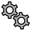 Gears icon