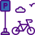 Parcheggio bici icon