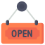 open sign icon