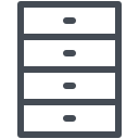 Schubladen-Kommode icon