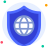 외부-보호-사이버-보안-beshi-glyph-kerismaker icon