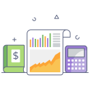 financial report icon