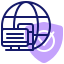 Anti-Phishing/secure network icon