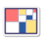 stickers style modern art icon