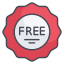 Free Sticker icon