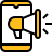 mobile marketing icon