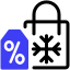 cold winter winter sale icon