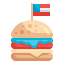 externo-hambúrguer-independência-dia-wanicon-flat-wanicon icon