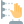 3d printing hand icon