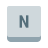 n键 icon