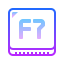 tecla f7 icon