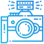 camera with flash icon